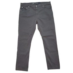 AG The Everett 38x32 (Meas 39x32.5 11.5" Rise) Gray Slim Straight Jeans Pants A6